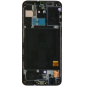 Ecran LCD + Vitre Tactile + Châssis noir Samsung A40