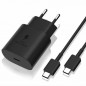 Chargeur Complet Samsung Travel Adapter 25W USB Type-C à Type C + Cable Chargeur Complet Samsung Travel Adapter 25W USB Type-C à Type C + Cable