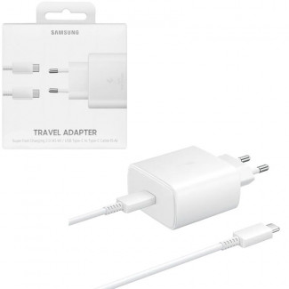 Chargeur Complet Samsung Travel Adapter 25W USB Type-C à Type C + Cable