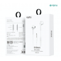 Ecouteurs Jack audio 3.5mm blanc TOTU