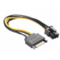 Câble d'alimentation SATA vers PCI-Express 6 Pin
