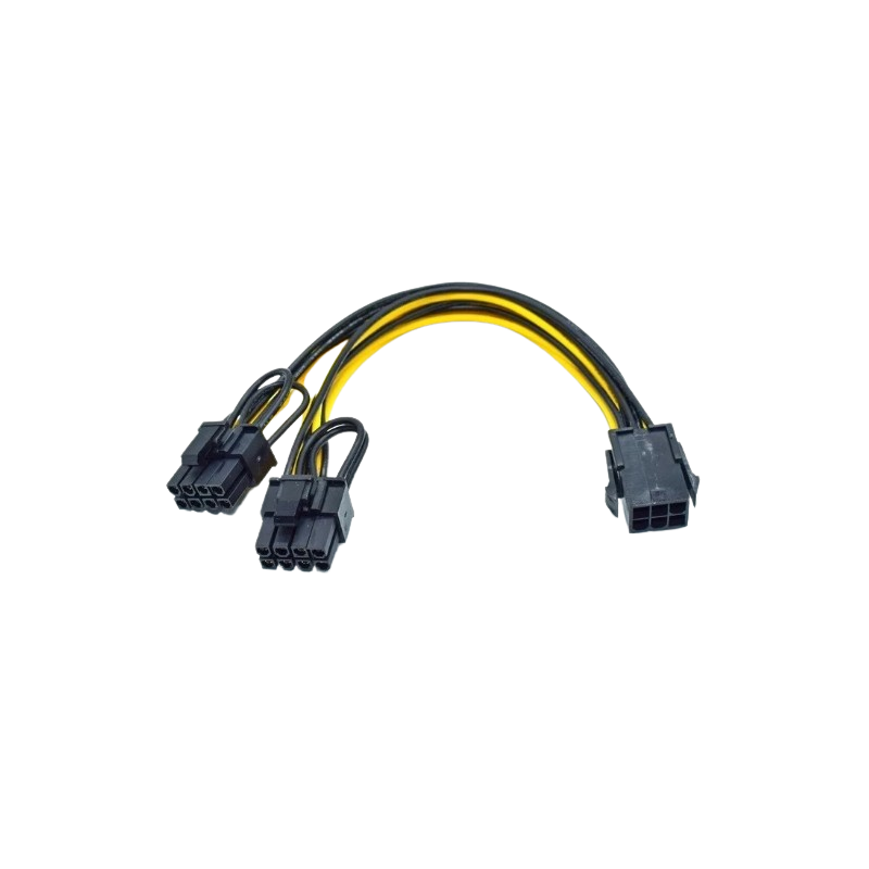 Cable Dédoubleur PCI-Express 6 Pin vers 2 x 8 Pin