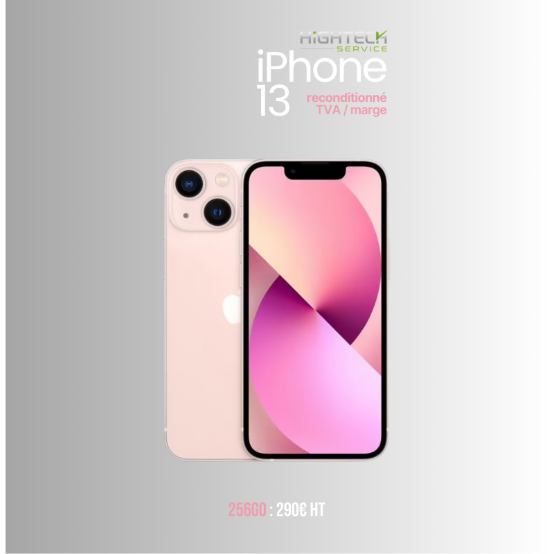 Reconditionné - iPhone 13 256Go Rose Reconditionné - iPhone 13 256Go Rose