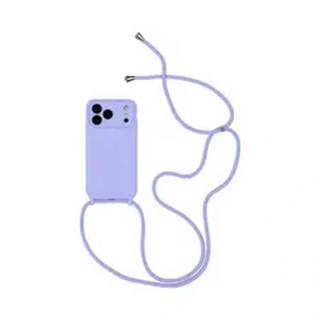 Coque Silicone avec Cordon Apple iPhone 17 Pro Max