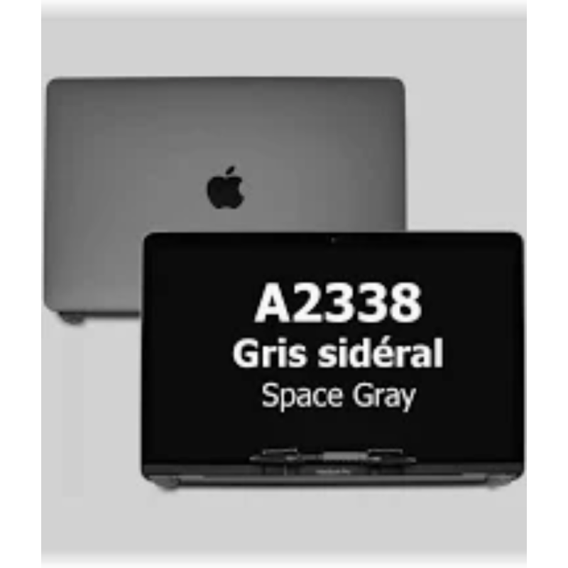 Bloc écran complet OEM PIEC MacBook Pro a2338 gris